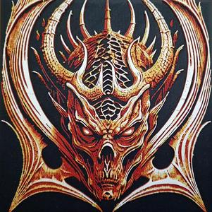 Dragonhound (Hueforge Filament Painting)