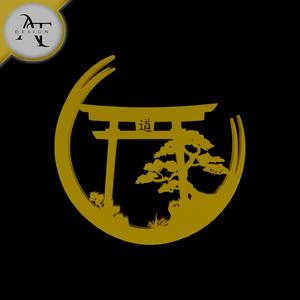 Torii Gates - Silhouette - 2D Wall Art Decor