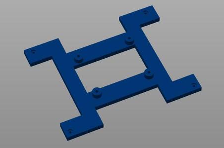 NES Raspberry Pi mounting plate