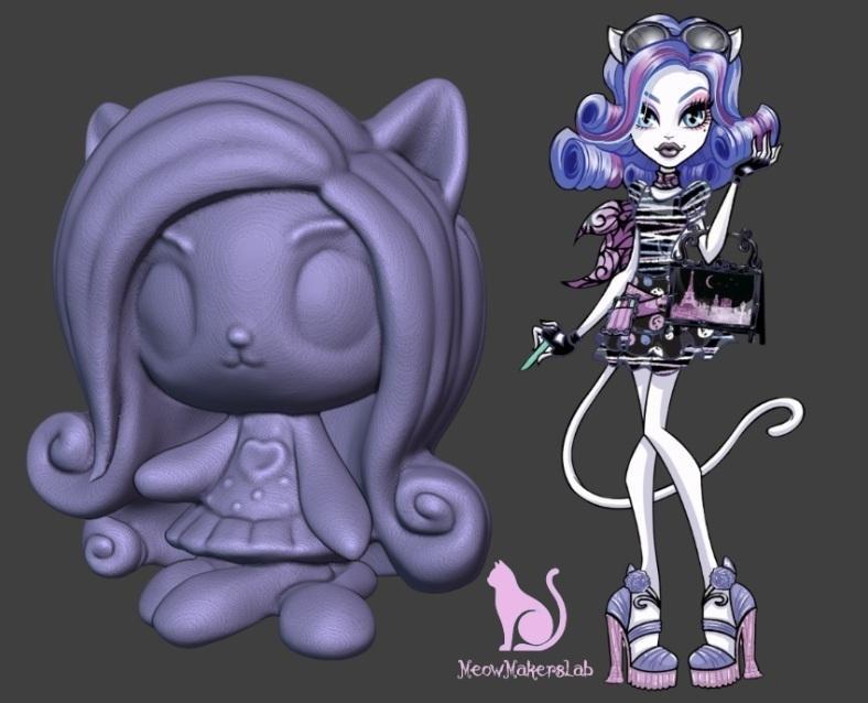 Catrine DeMew, Figurine, Monster High.