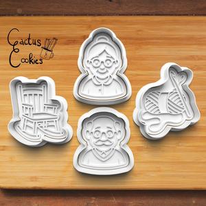 Grandparent Cookie Cutter set 0923