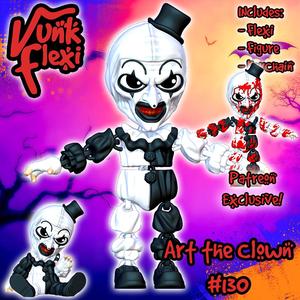 Terrifier Art the Clown Flexi Print-In-Place + figure & keychain