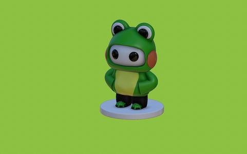 Froggy Hoodie Figure