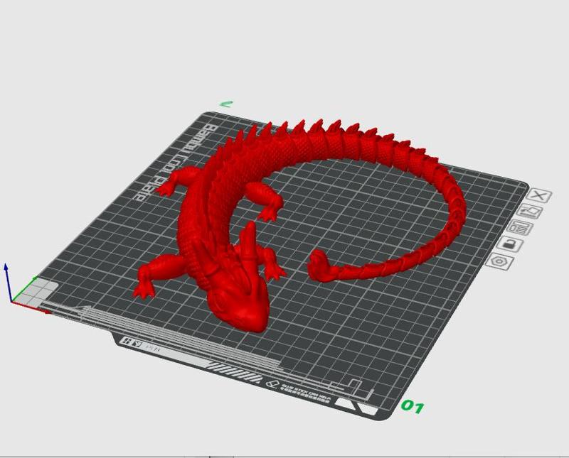 Flexi Ralph the Red Dragon