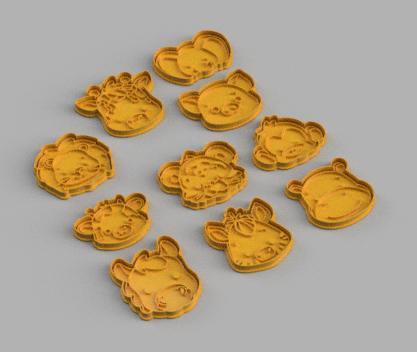 Animals Cookie Cutter X1O