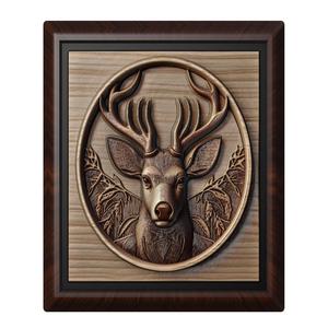 Deer animal wall art relief wall decor