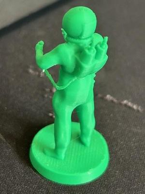 Sci-Fi Astronaut with Rocket Backpack Miniature for Tabletop