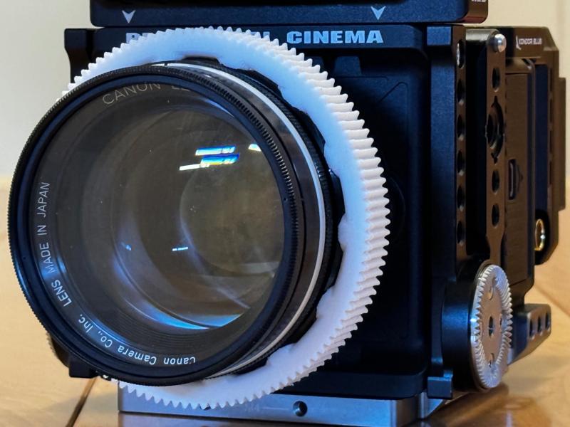 Canon Dream Lens 50mm F0.95 focus gear perfect fit