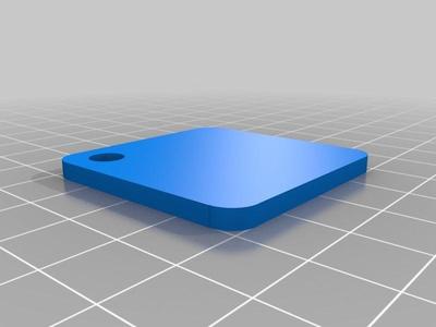 square key ring