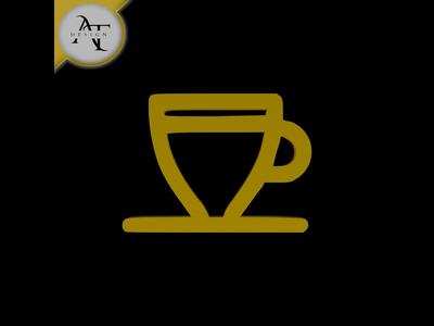 Simple Coffee Cup Symbol - 2D Art