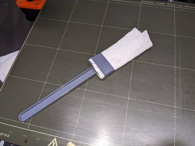Disposable Paper Towel Paint Brush Device - Improved (Two Versions)