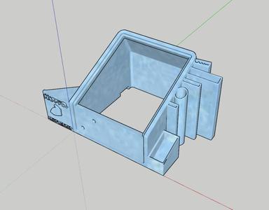 Controlebox with toolholder