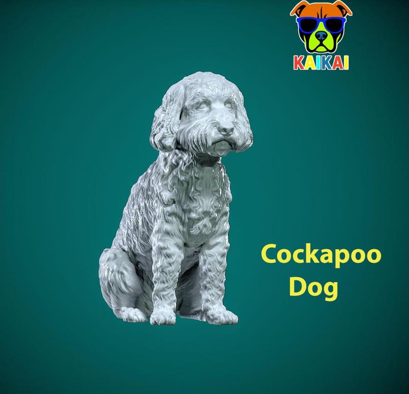 Dog Statue - Dexter the Cockapoo statue - 3D print