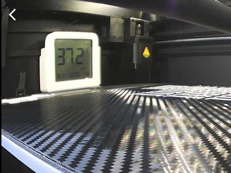 Thickened P1 X1 Xiaomi Temperature and Humidity Sensor 3 Dust Cover for Printing Chamber with Stand Base and Real-time App Monitoring