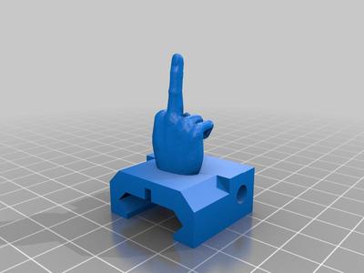 MiddleFinger Front post fixed