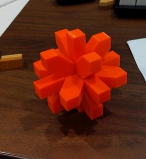 A Chinese puzzle (Luban Lock)
