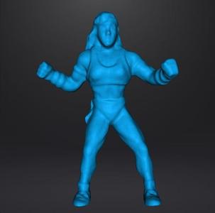MORTAL KOMBAT SONYA PVC VINTAGE FIGURE MODEL 90s HEROINE