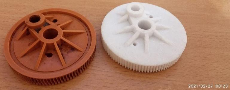 Opel agila rear wiper reducer gear
