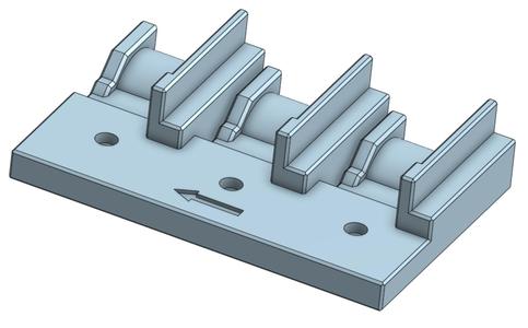 Pika Filament Buffer 3x parts