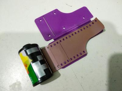 35mm film leader cutter template