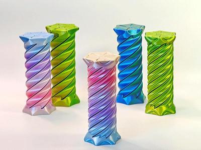Repetitive Rotating Spiral Crossover Fidget Toy TD1