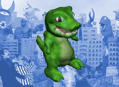 mini dino kaiju figure