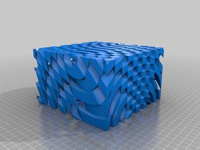 quantum physics box container wave interference sine cosine