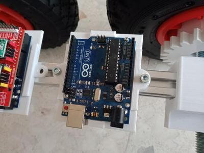 Support 3 arduino uno pour profilé aluminium