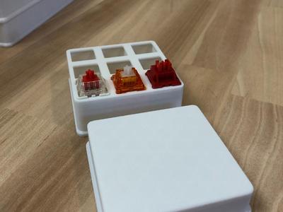 Parametric Keyboard Switch Holder & Lid
