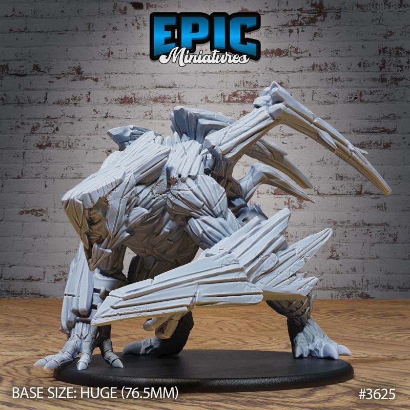 Giant Ice Fiend ‧ DnD Miniature ‧ Tabletop Miniatures ‧ Gaming Monster ‧ 3D Model ‧ RPG ‧ DnDminis ‧ STL FILE