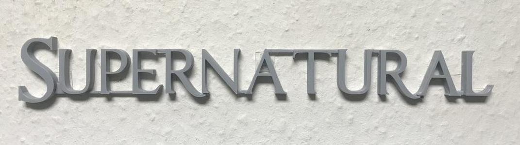 Supernatural Logo lettering