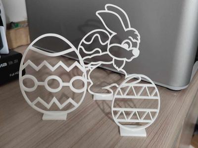 Easter egg and Bunny