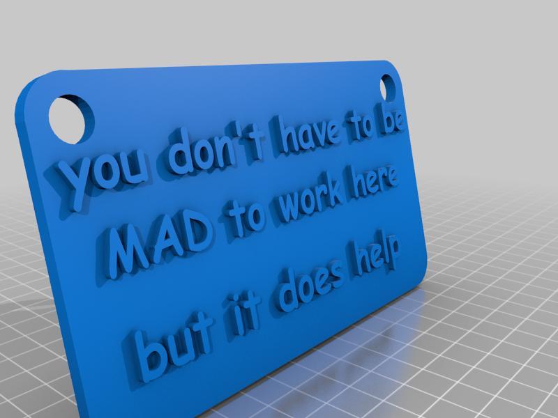 you don't have to be mad 