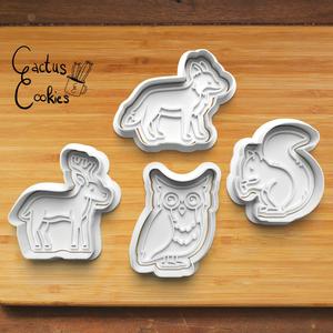 Forest Animals Cookie Cutter set 0357