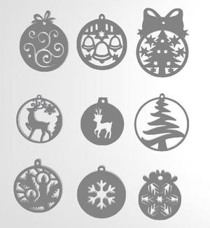 CHRISTMAS DECORATIONS PACK 3