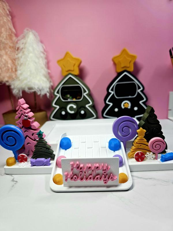 Winter Candy Stand for Gingerbread Capsule Machine (PERSONAL USE ONLY)