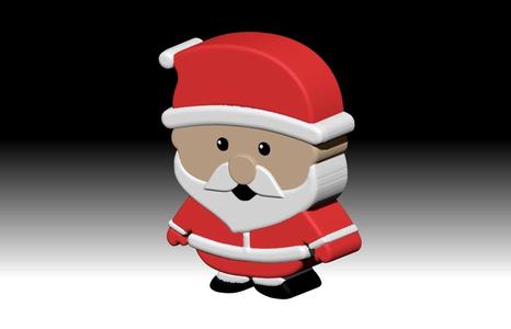 santa claus solid shampoo and mold for soap pump