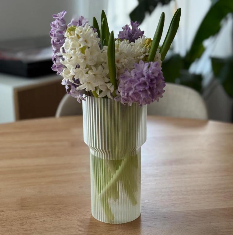 Vase PETG transparent