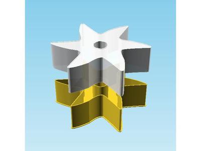Shuriken 005A, nestable box (v2)