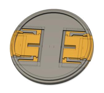 Ultra thin lens cap for Canon RF 28mm F2.8