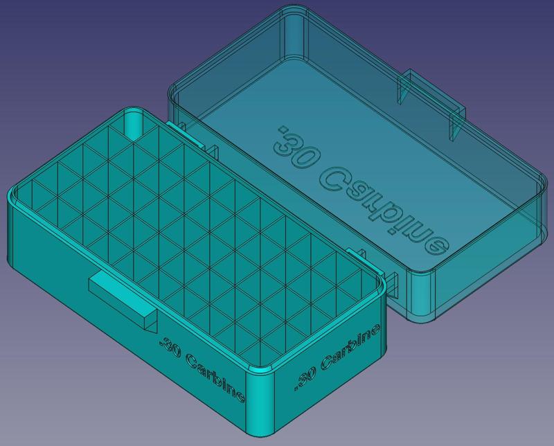 .30 Carbine, Spring Latch, PIP Hinge Modular Ammo Box