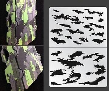 Stripe Camo Stencil (works with spray paint)