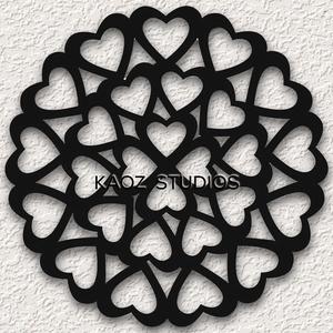 hearts wall art geometric wall decor love decoration