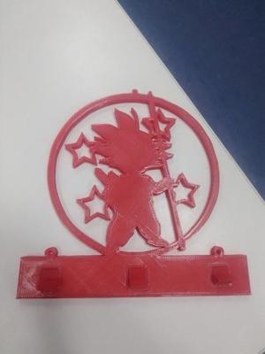 porta llave goku
