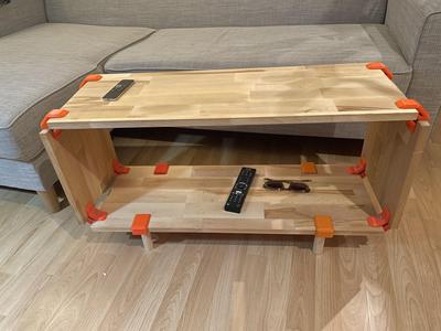 Modular No-Screw Furniture Clamp, 90 Degree