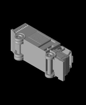 1/87 Scale Mitsubishi Foam Tender.stl