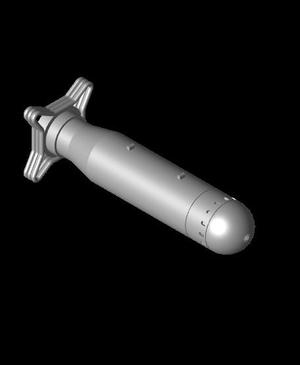 1/32 Scale Mk 55 Mine Squared Tube Fines.stl