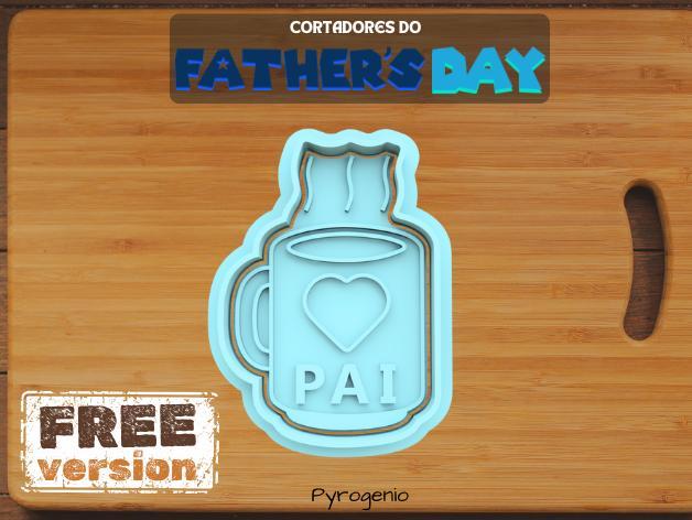 Father’s Day Custom Mug Cookie Cutter