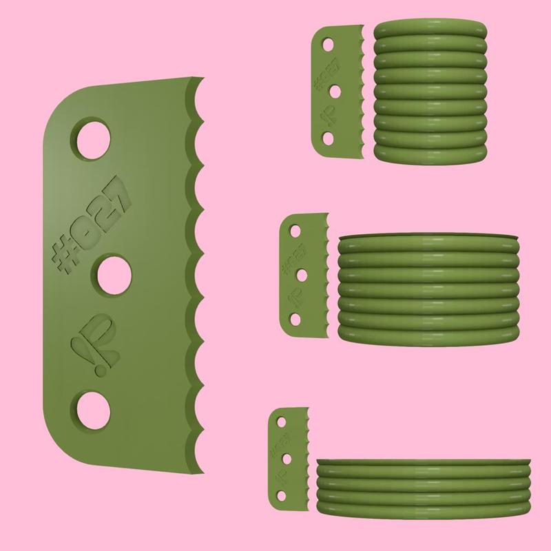 Pottery rib tool #027