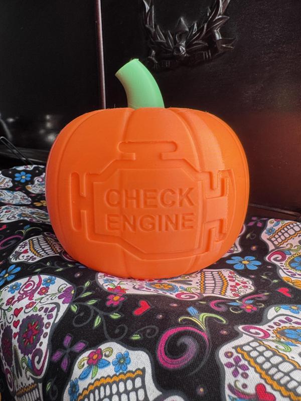 CHECK ENGING PUMPKIN